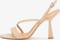 Kazar Studio Sandalen Met Hak Sandalen Met Riem Dames Beige