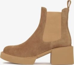 Kazar Studio Enkellaarsjes Chelsea Boots Dames Lichtbruin