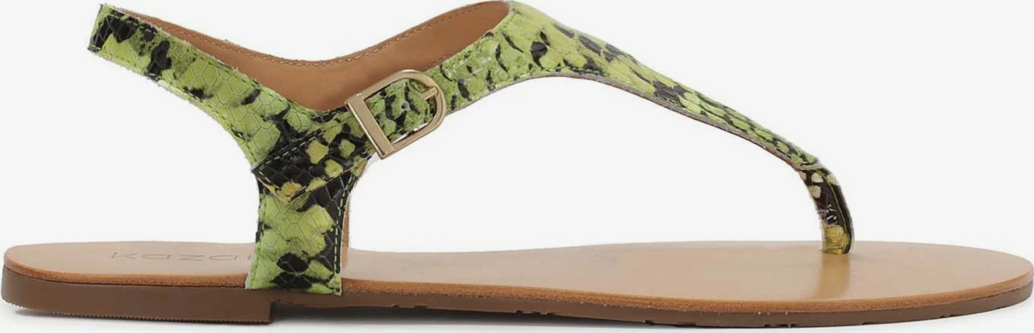 Kazar Slippers Teenslipper Dames Groen - Afbeelding 2