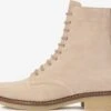 Kazar Enkellaarsjes Veterlaarsjes Dames Beige