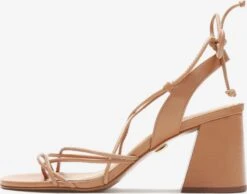 Kazar Sandalen Met Hak Sandalen Met Riem Dames Lichtbruin