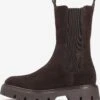 Kazar Enkellaarsjes Chelsea Boots Dames Donkerbruin