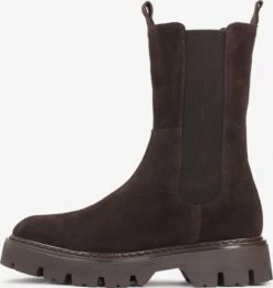 Kazar Enkellaarsjes Chelsea Boots Dames Donkerbruin