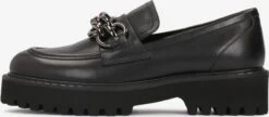 Kazar Loafers Instappers Dames Zwart