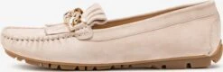 Kazar Lage Schoenen Mocassins Dames Beige