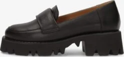 Kazar Loafers Instappers Dames Zwart