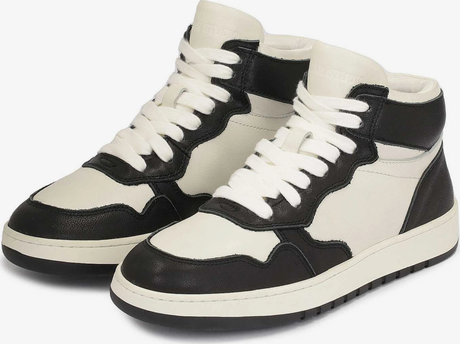 Kazar Studio Hoge Sneakers Sneakers Hoog Dames Zwart / Wit - Afbeelding 2