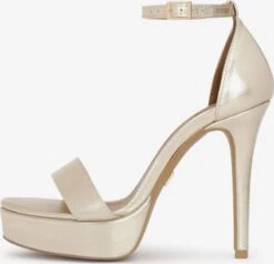 Kazar Sandalen Met Hak Sandaal Dames Goud