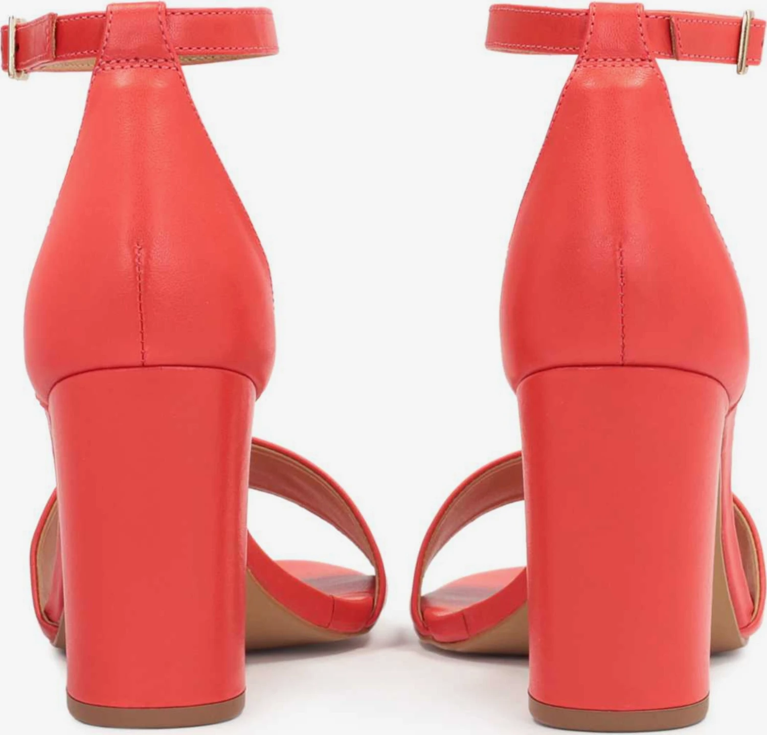 Kazar Sandalen Met Hak Sandaal Dames Rood - Afbeelding 3