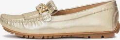 Kazar Lage Schoenen Mocassins Dames Goud