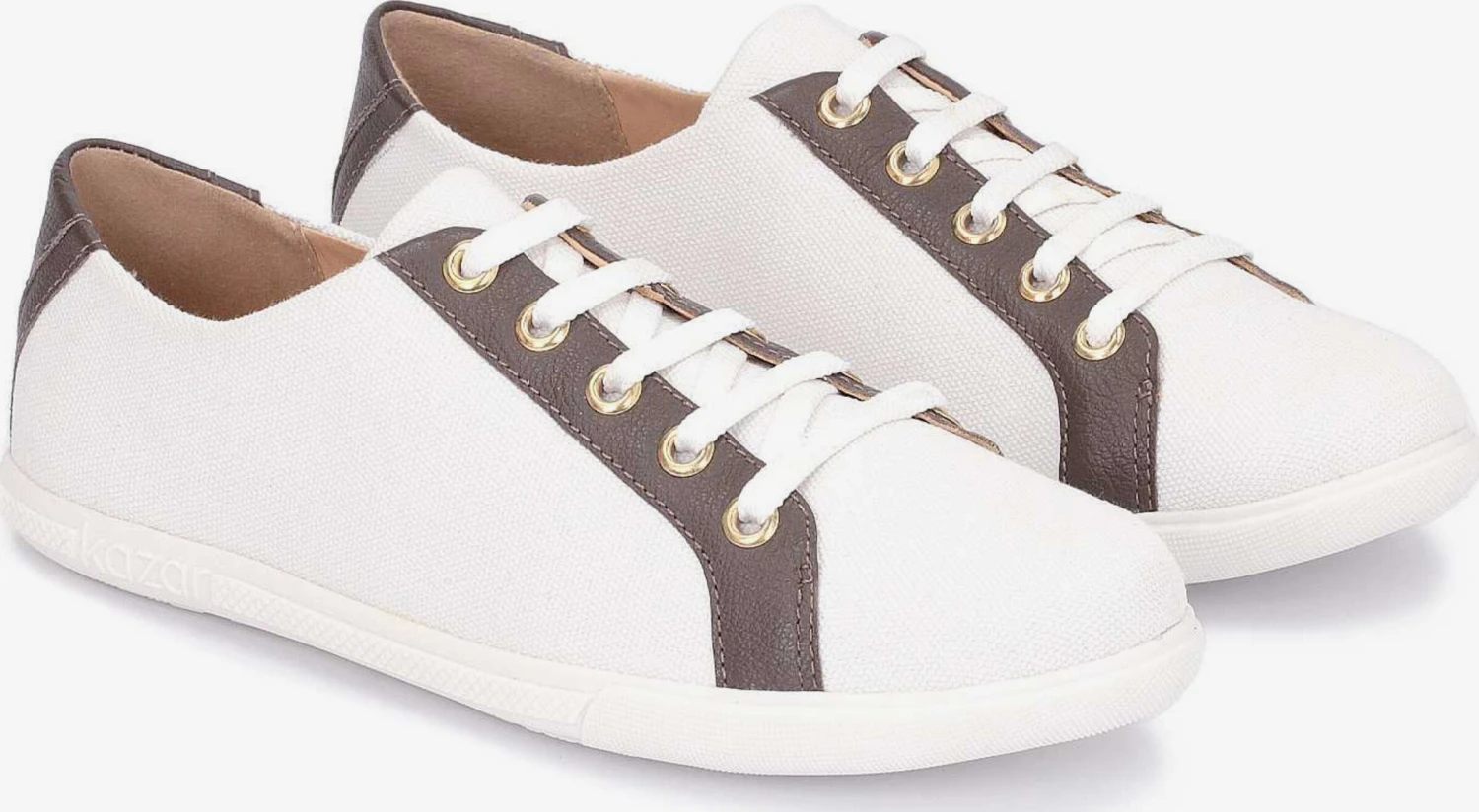 Kazar Casual Sneakers Sneakers Laag Dames Donkerbruin - Afbeelding 2