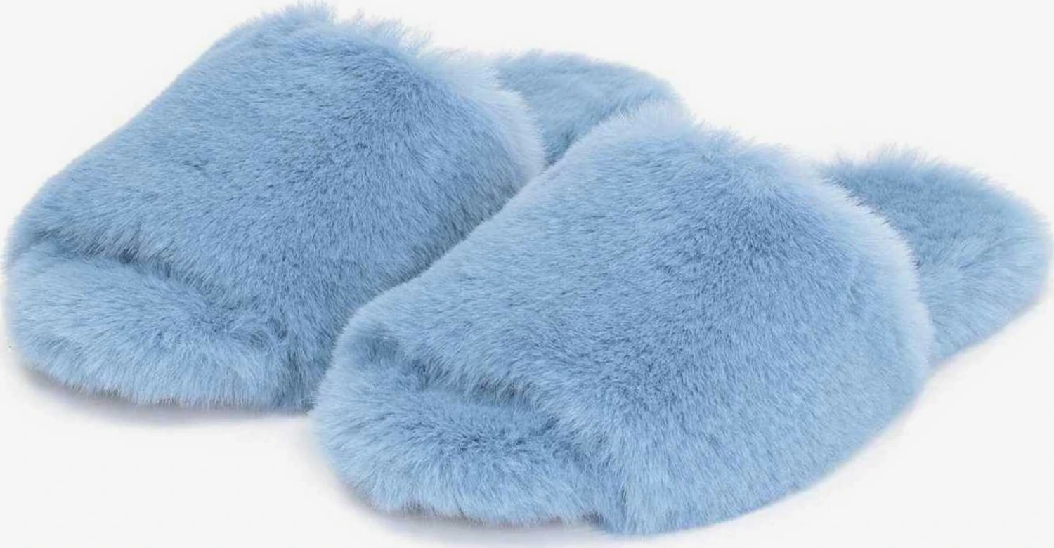 Kazar Studio Pantoffels Huisschoenen Dames Lichtblauw - Afbeelding 2