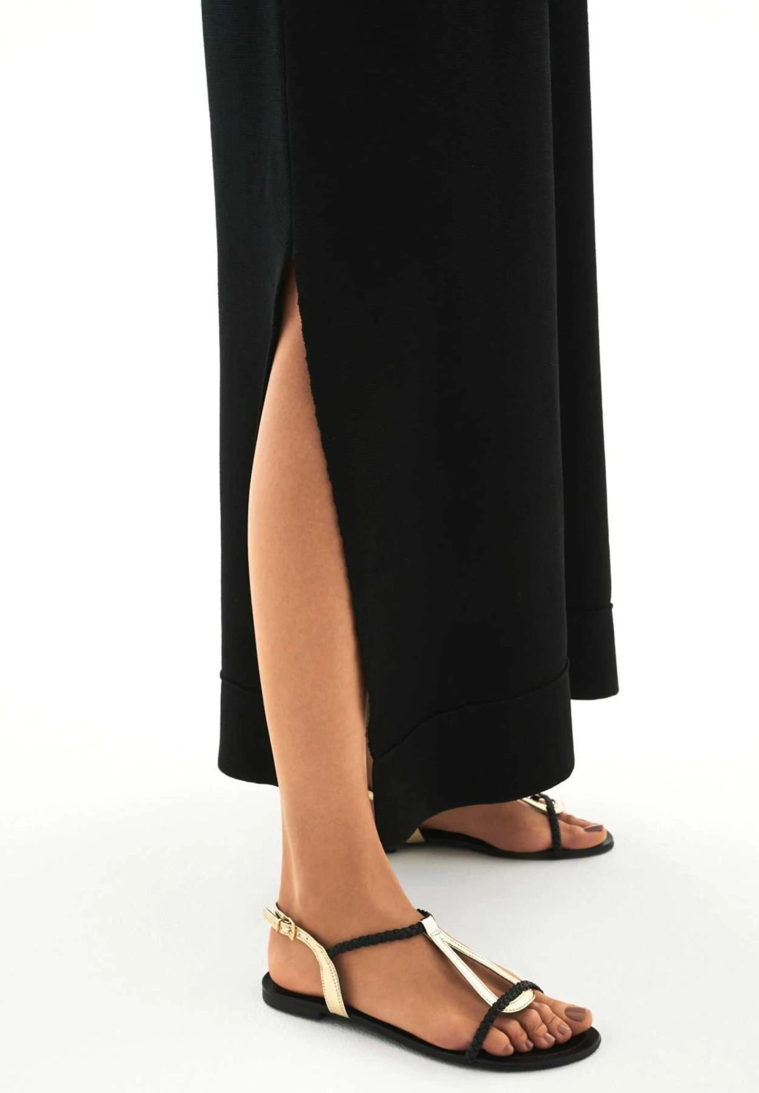 Kazar Sandalen Met Bandjes Sandalen Met Riem Dames Goud / Zwart - Afbeelding 7