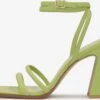 Kazar Studio Sandalen Met Hak Sandalen Met Riem Dames Groen