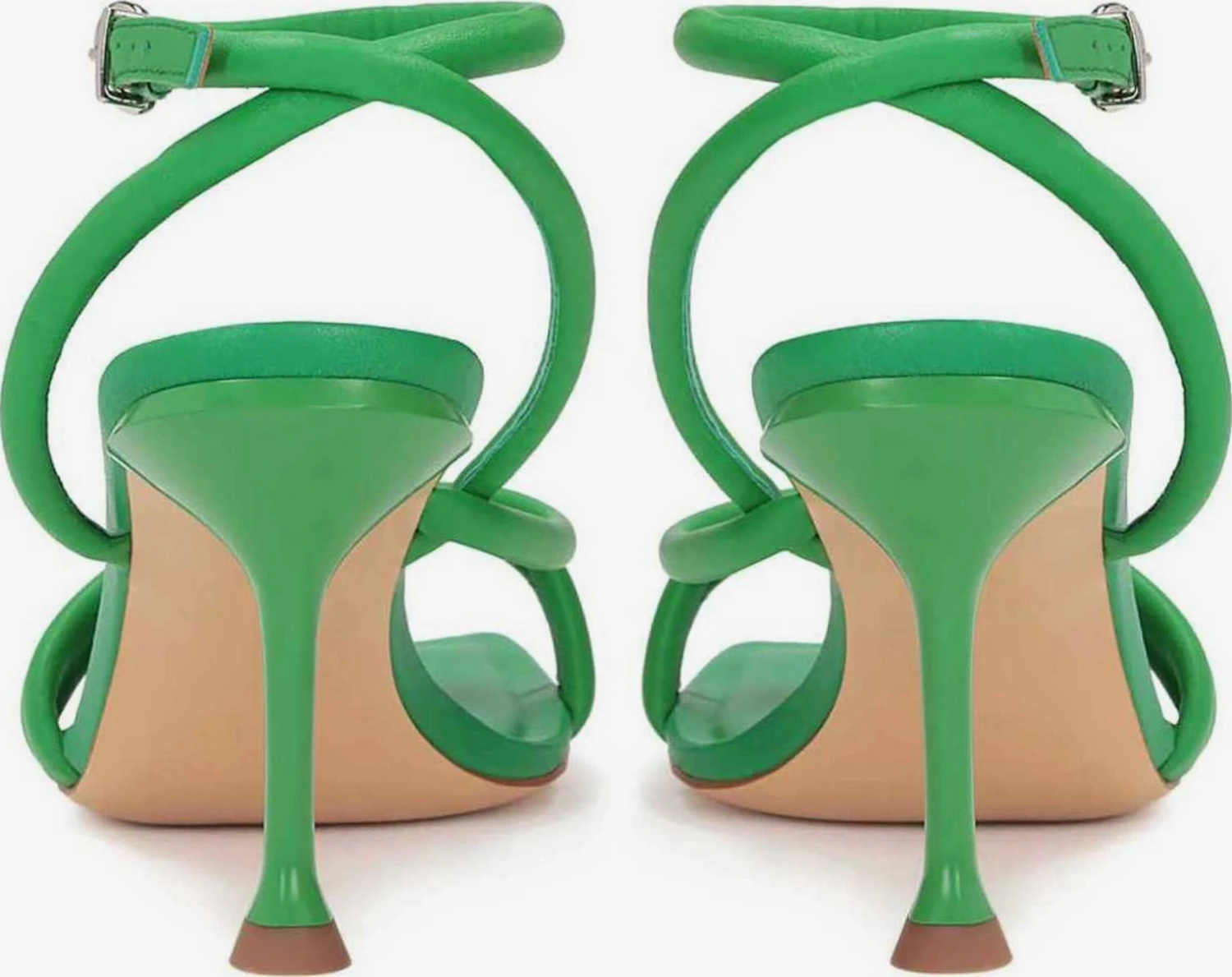 Kazar Studio Sandalen Met Hak Sandalen Met Riem Dames Groen - Afbeelding 3