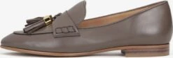 Kazar Loafers Instappers Dames Taupe