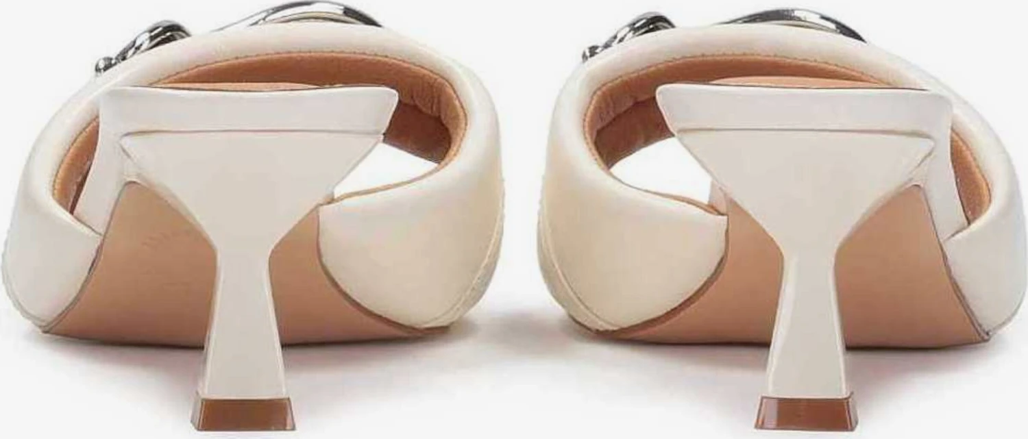 Kazar Studio Sandalen Met Hak Muiltjes Dames Offwhite - Afbeelding 3