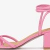Kazar Studio Sandalen Met Hak Sandalen Met Riem Dames Rosa