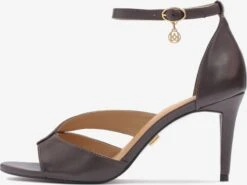 Kazar Sandalen Met Hak Sandaal Dames Donkerbruin