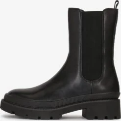 Kazar Enkellaarsjes Chelsea Boots Dames Zwart