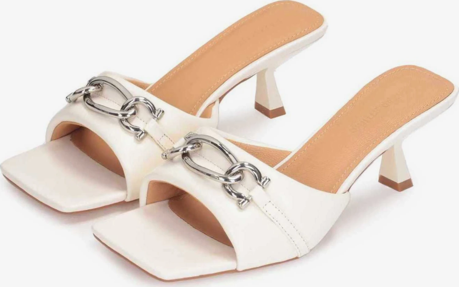 Kazar Studio Sandalen Met Hak Muiltjes Dames Offwhite - Afbeelding 2