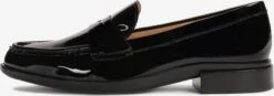 Kazar Loafers Instappers Dames Zwart