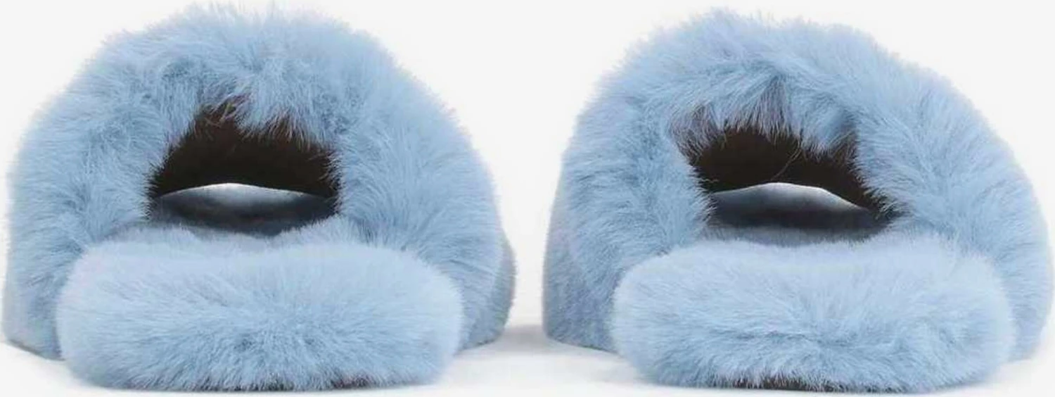 Kazar Studio Pantoffels Huisschoenen Dames Lichtblauw - Afbeelding 3