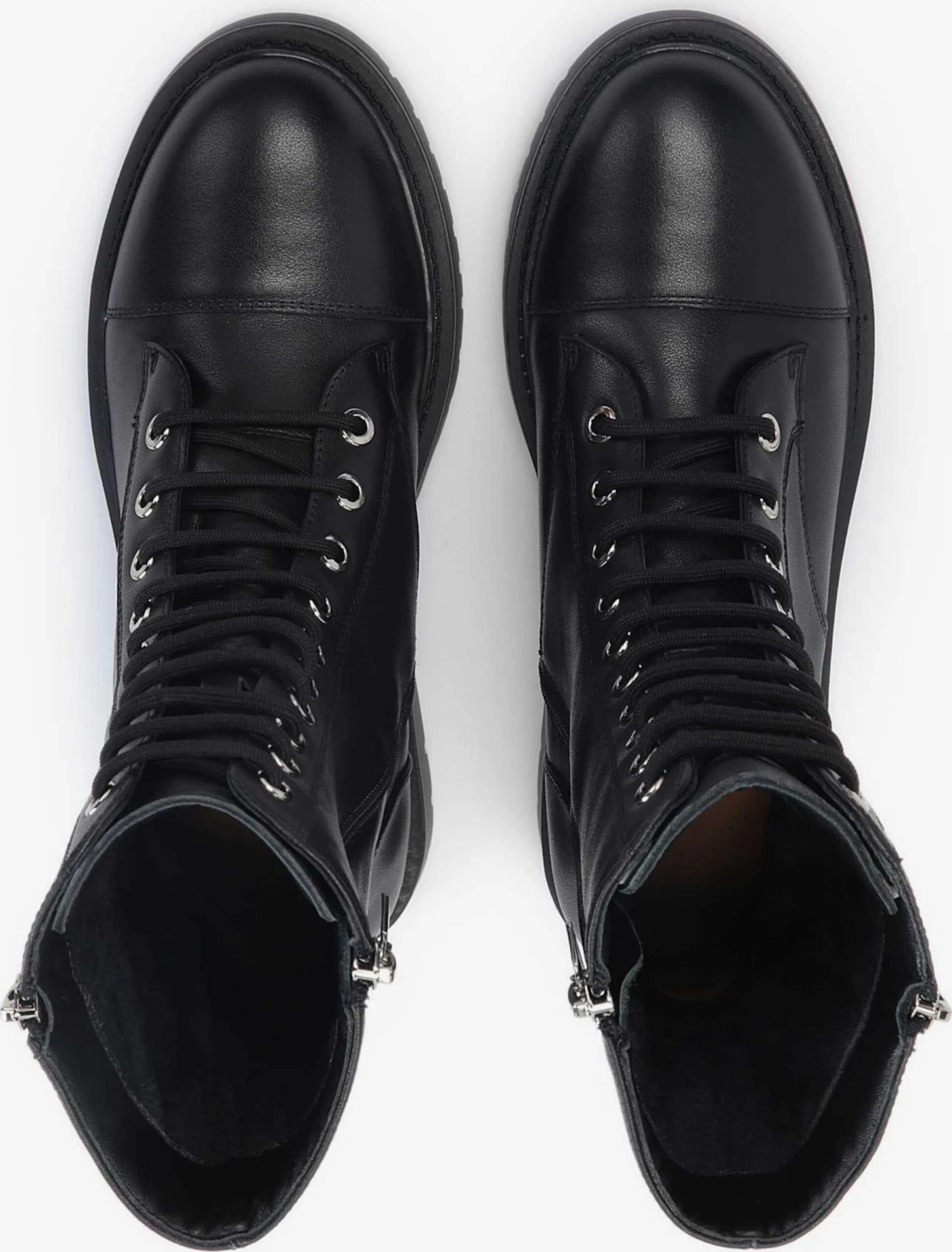 Kazar Laarzen Veterlaarzen Dames Zwart - Afbeelding 4