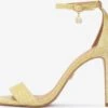 Kazar Sandalen Met Hak Sandaal Dames Lichtgeel