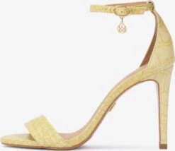 Kazar Sandalen Met Hak Sandaal Dames Lichtgeel