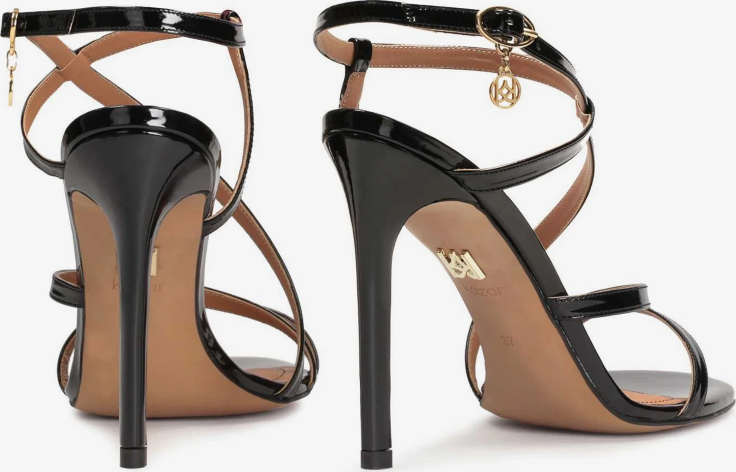 Kazar Sandalen Met Hak Sandalen Met Riem Dames Zwart - Afbeelding 3