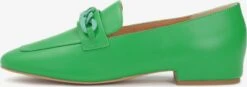 Kazar Studio Loafers Instappers Dames Grasgroen