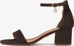 Kazar Sandalen Met Hak Sandaal Dames Donkerbruin