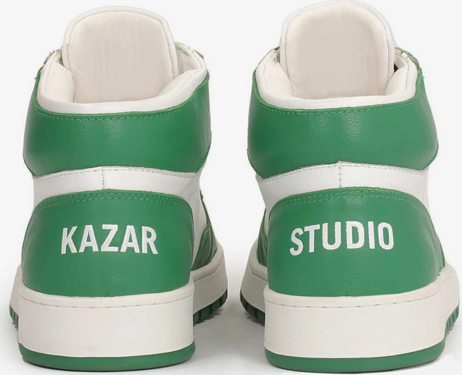 Kazar Studio Hoge Sneakers Sneakers Hoog Dames Groen / Wit - Afbeelding 3