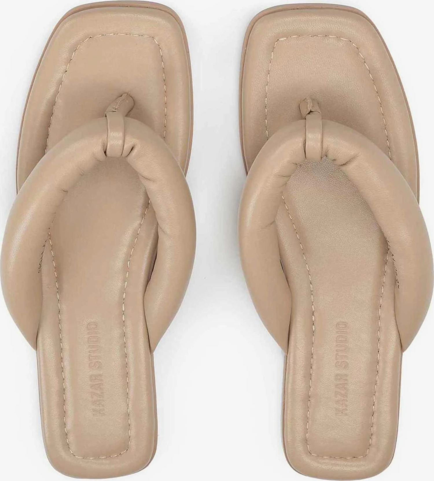 Kazar Studio Slippers Teenslipper Dames Nude - Afbeelding 4