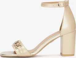 Kazar Sandalen Met Hak Sandaal Dames Goud