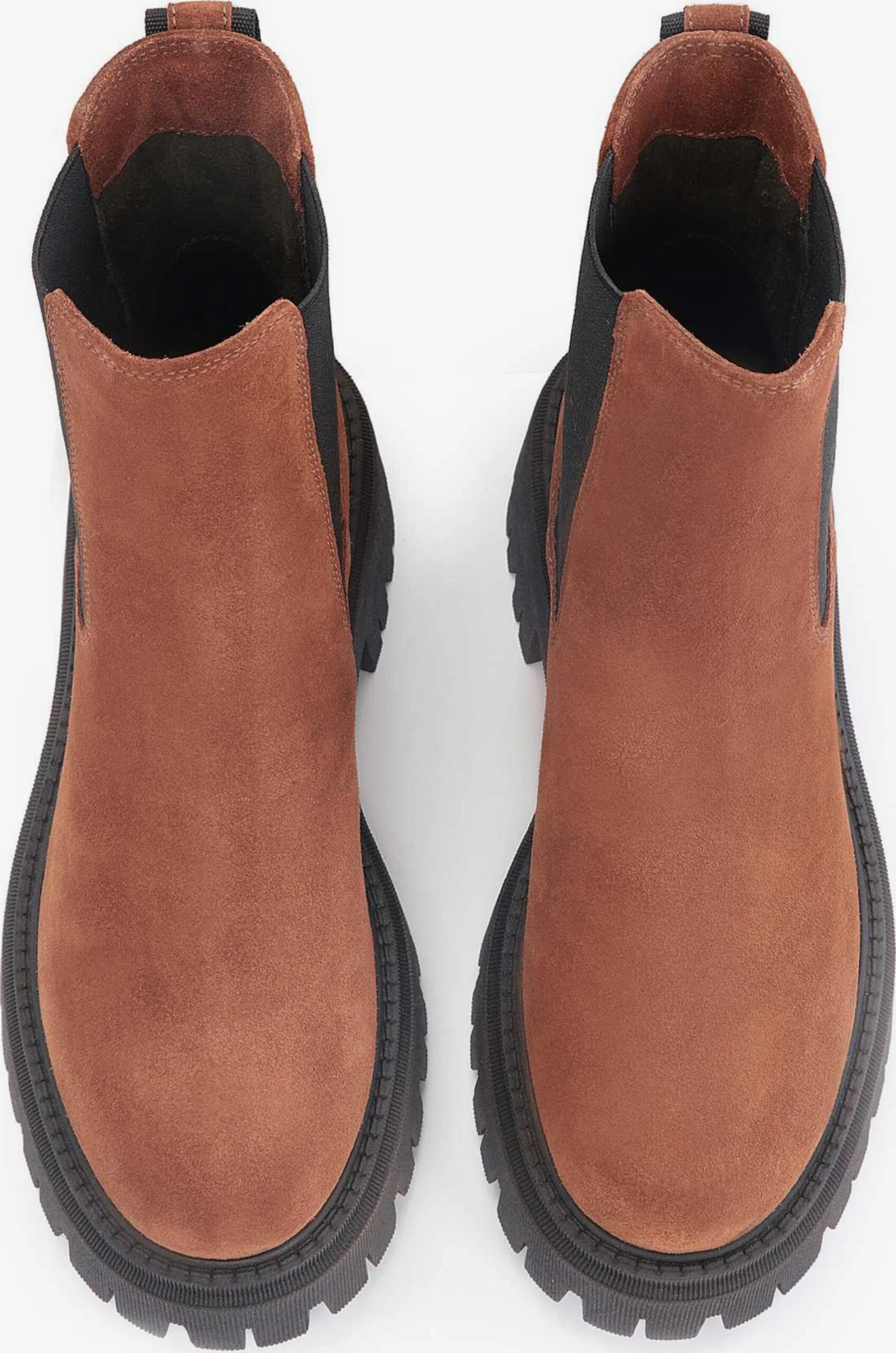 Kazar Enkellaarsjes Chelsea Boots Dames Cognac - Afbeelding 4