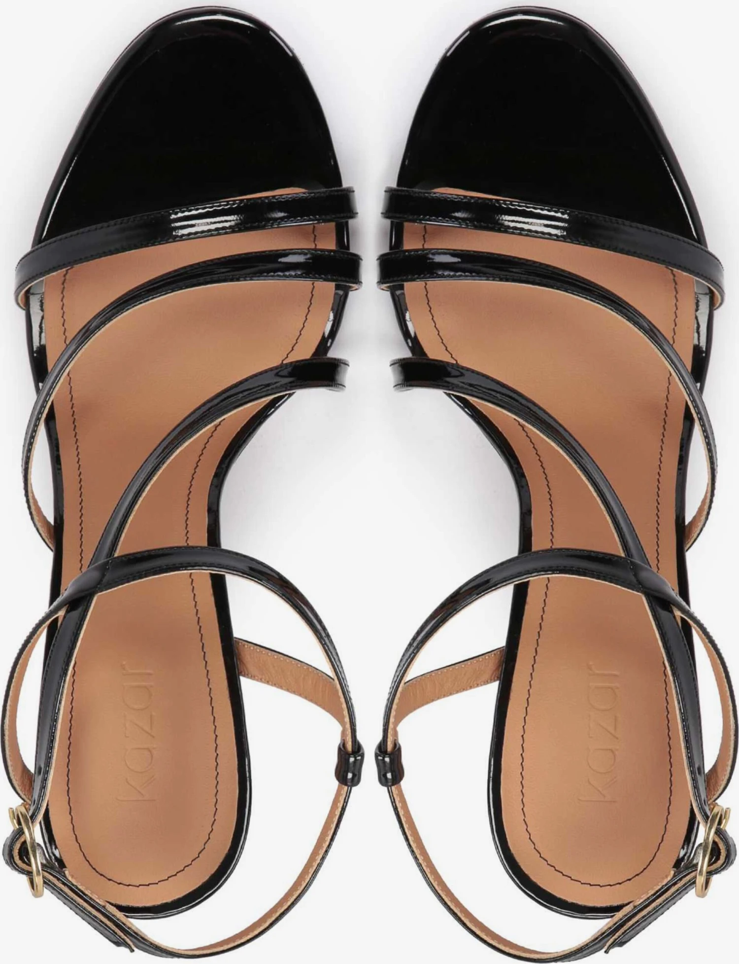 Kazar Sandalen Met Hak Sandalen Met Riem Dames Zwart - Afbeelding 4