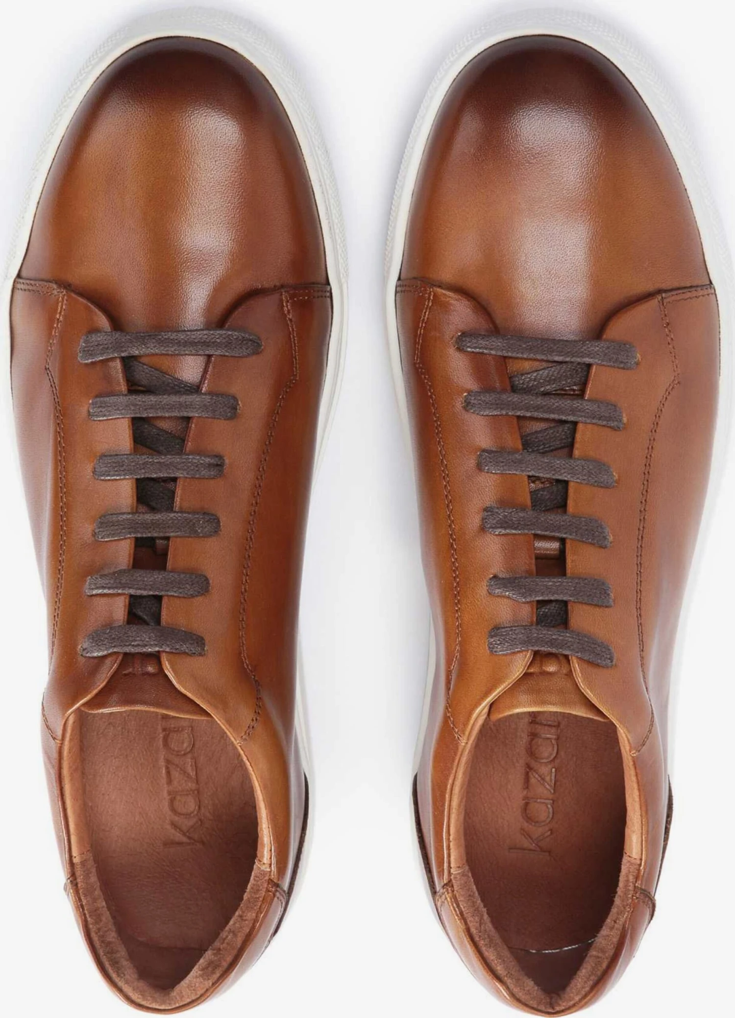 Kazar Casual Sneakers Sneakers Laag Dames Cognac - Afbeelding 4