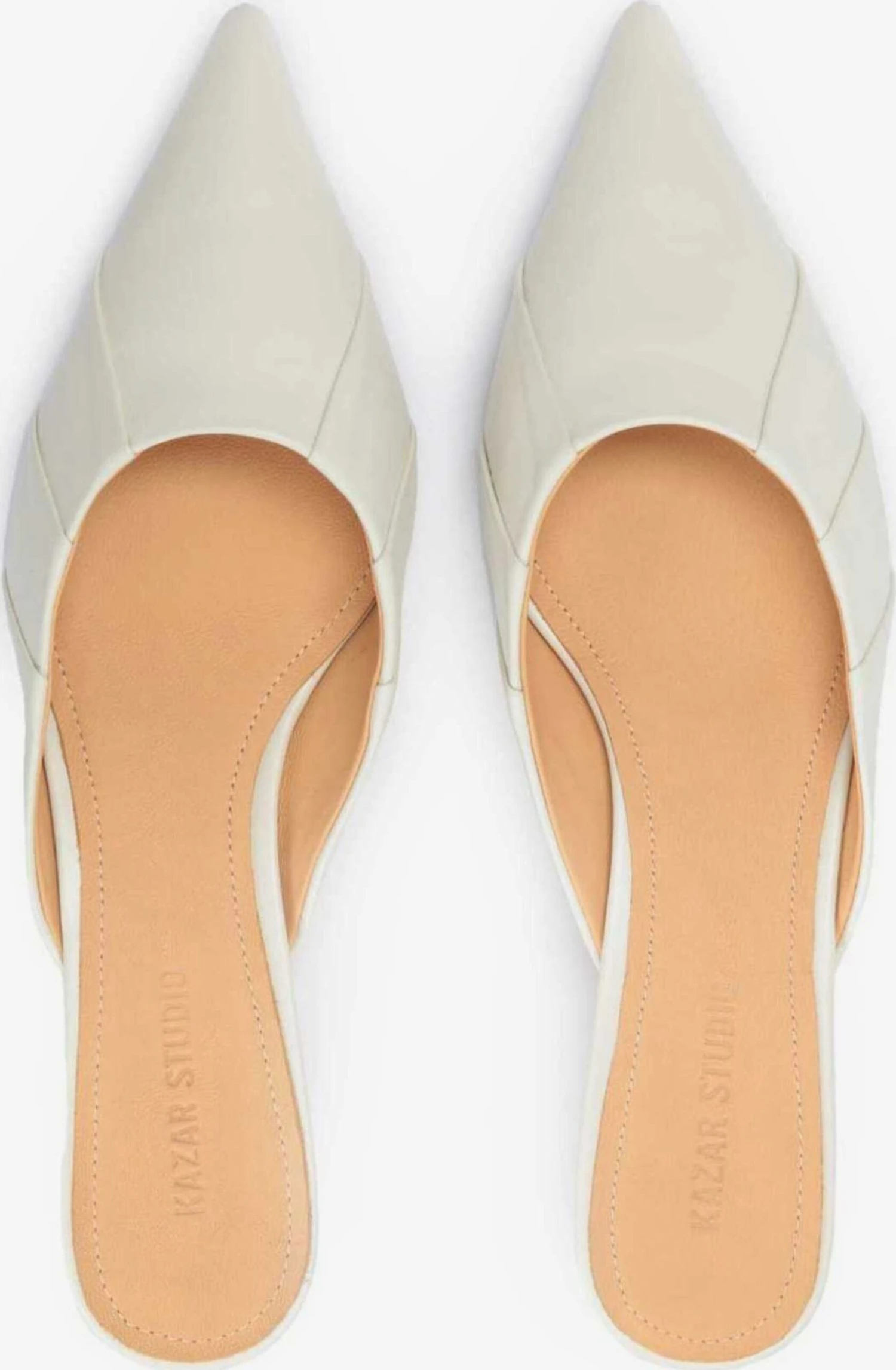 Kazar Studio Sandalen Met Hak Muiltjes Dames Offwhite - Afbeelding 4