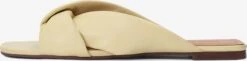 Kazar Klassieke Muiltjes Muiltjes Dames Pasteelgeel