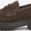 Kazar Loafers Instappers Dames Bruin