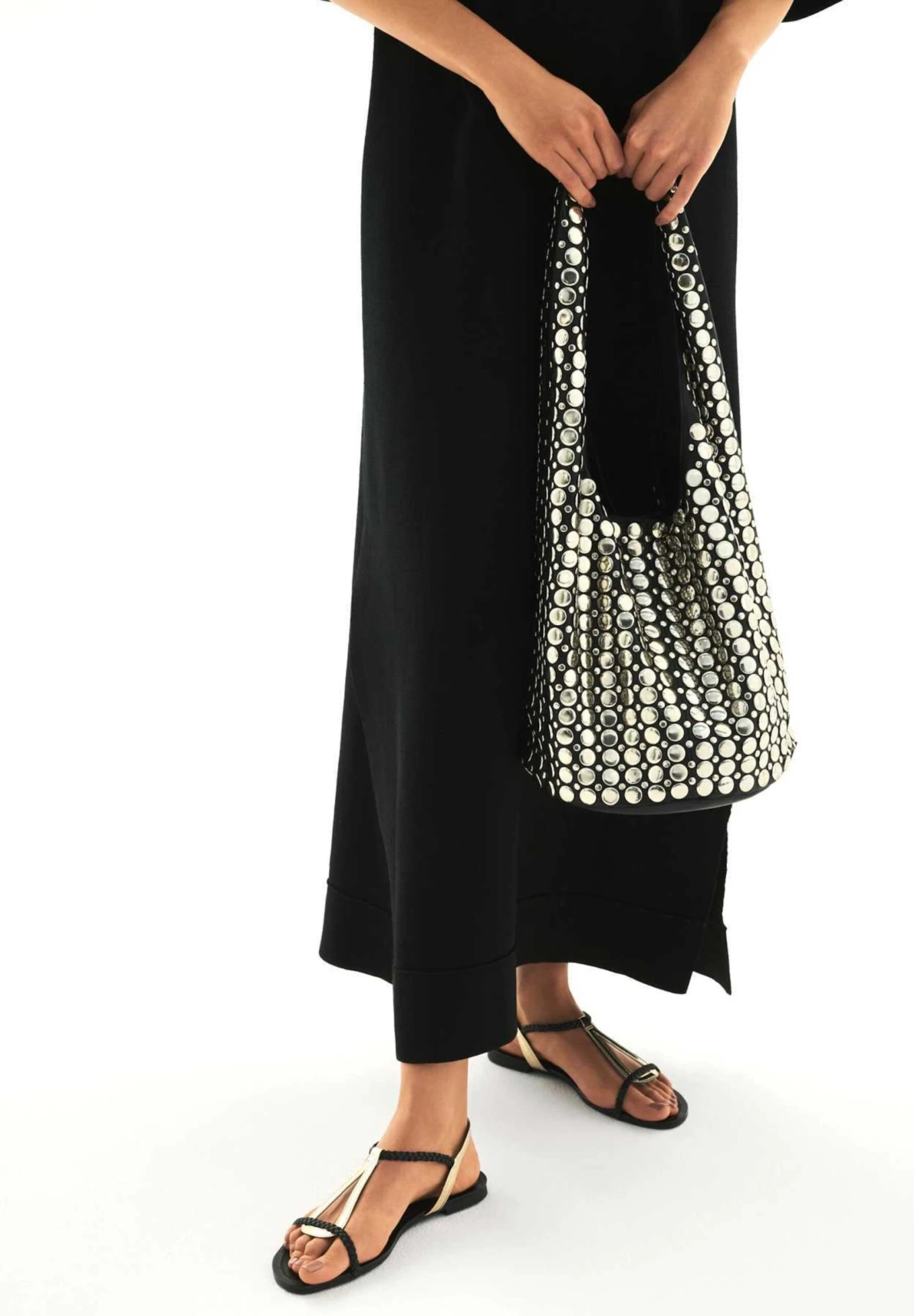 Kazar Sandalen Met Bandjes Sandalen Met Riem Dames Goud / Zwart - Afbeelding 6